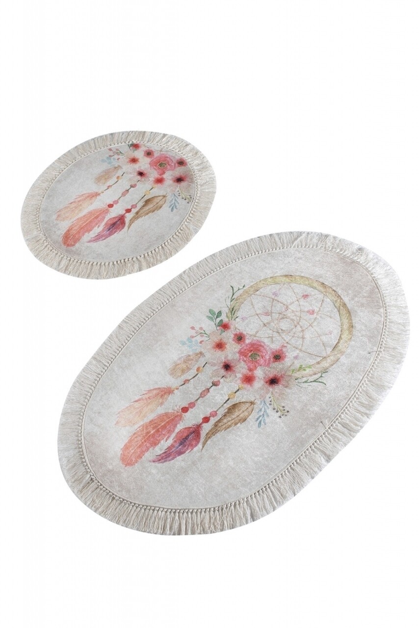 Set 2 covorase de baie, Chilai, Dream DJT, multicolor - imagine 4